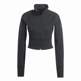 Stretchable Material AdjustableHem adidas - Women's AEROREADY Studio Jacket (HD8944)