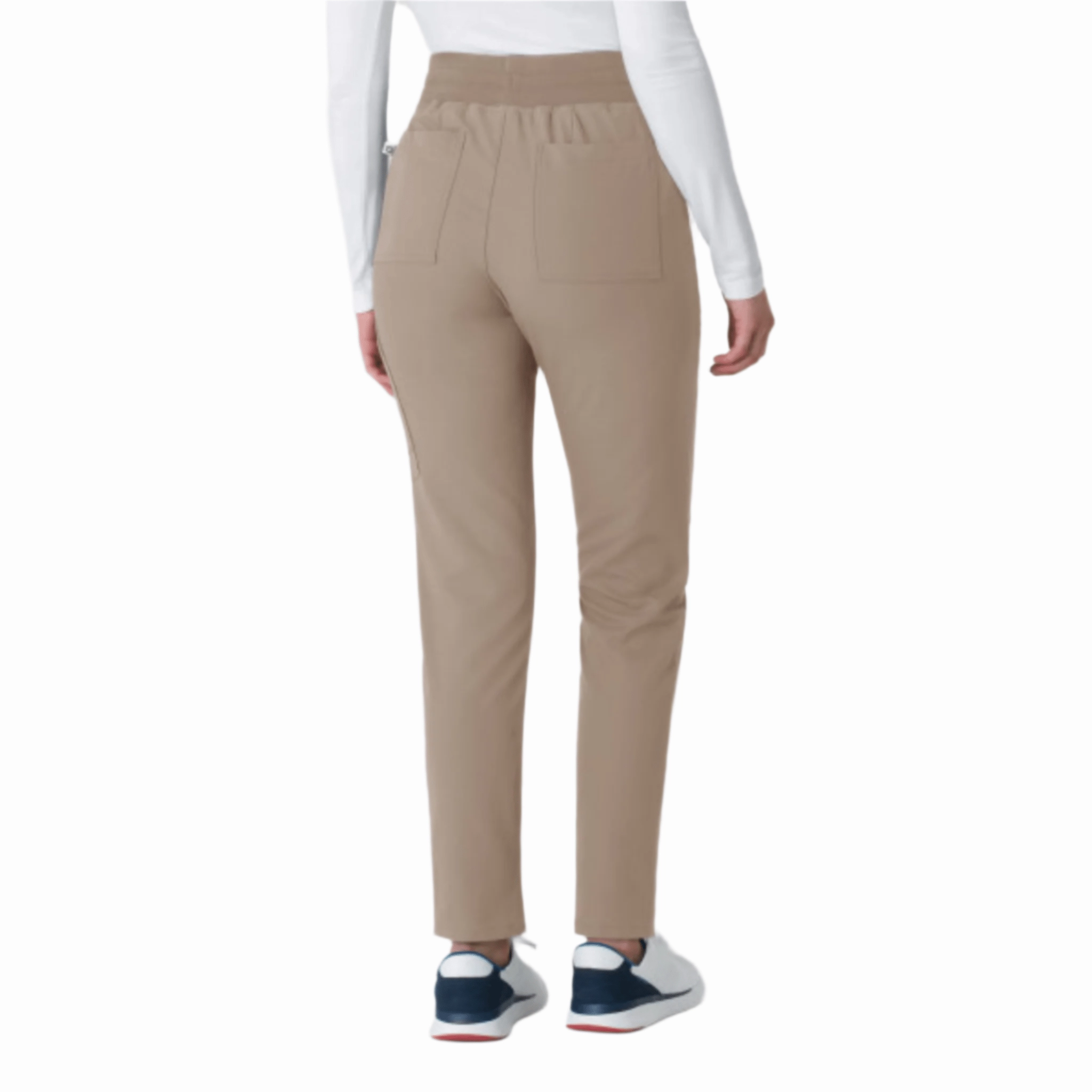 Lightweight Material Flexible Activewear Wink Women's Thrive Cargo Straight Slim Leg Scrubs Pants - Haze