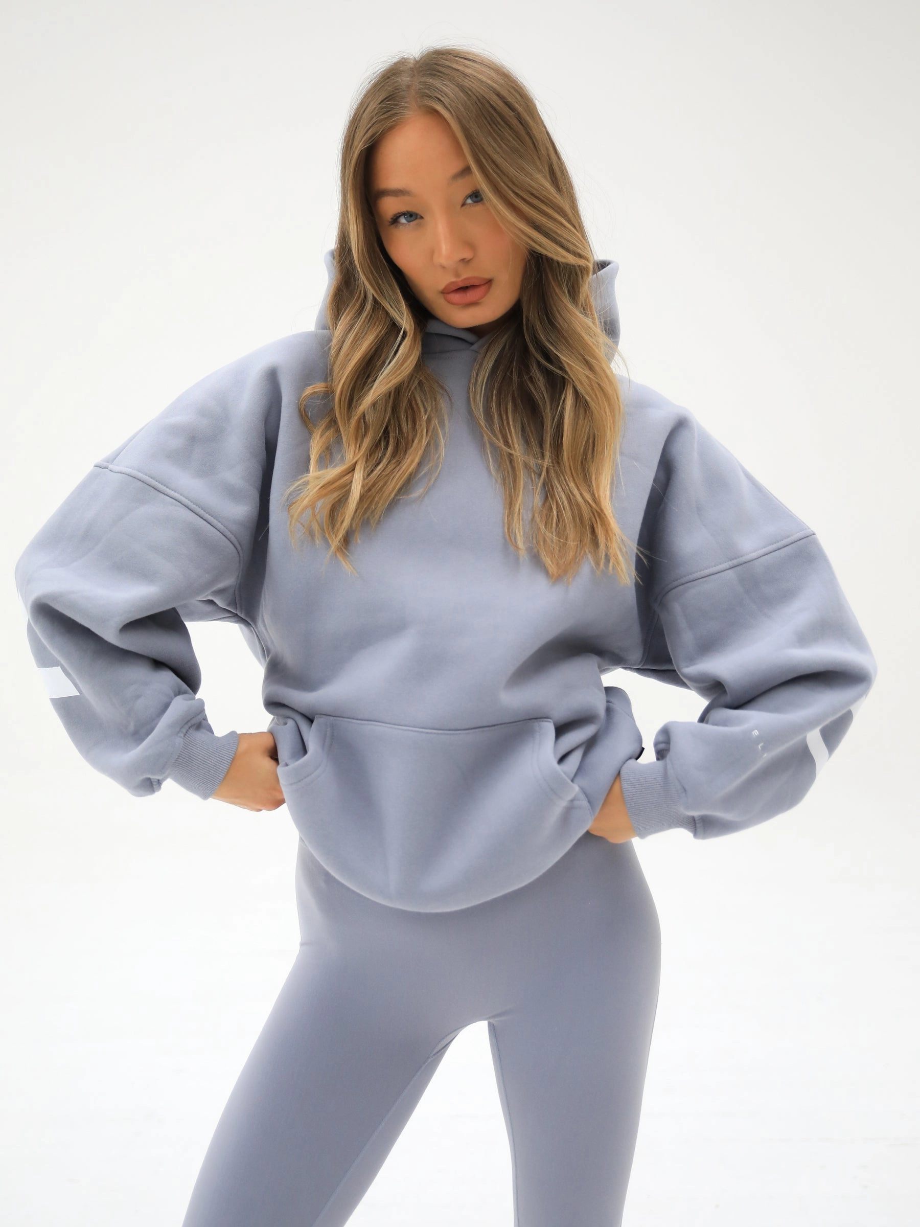 Fashionable No Wrinkle Isabel Oversized Hoodie - Pale Lilac