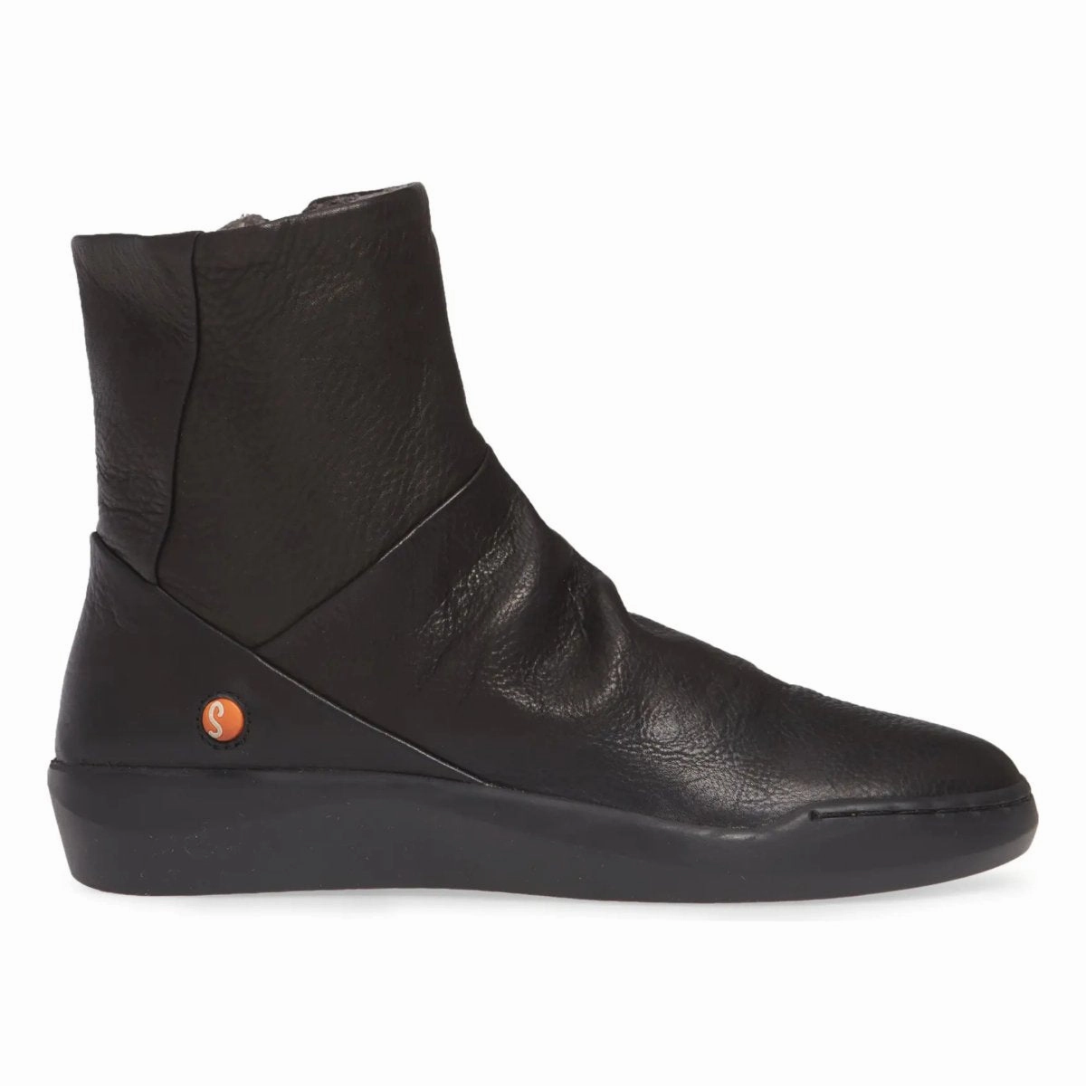 Modern Crisp Lines Softinos by Bos & Co Women's Bler550SOF Black Smooth Leather