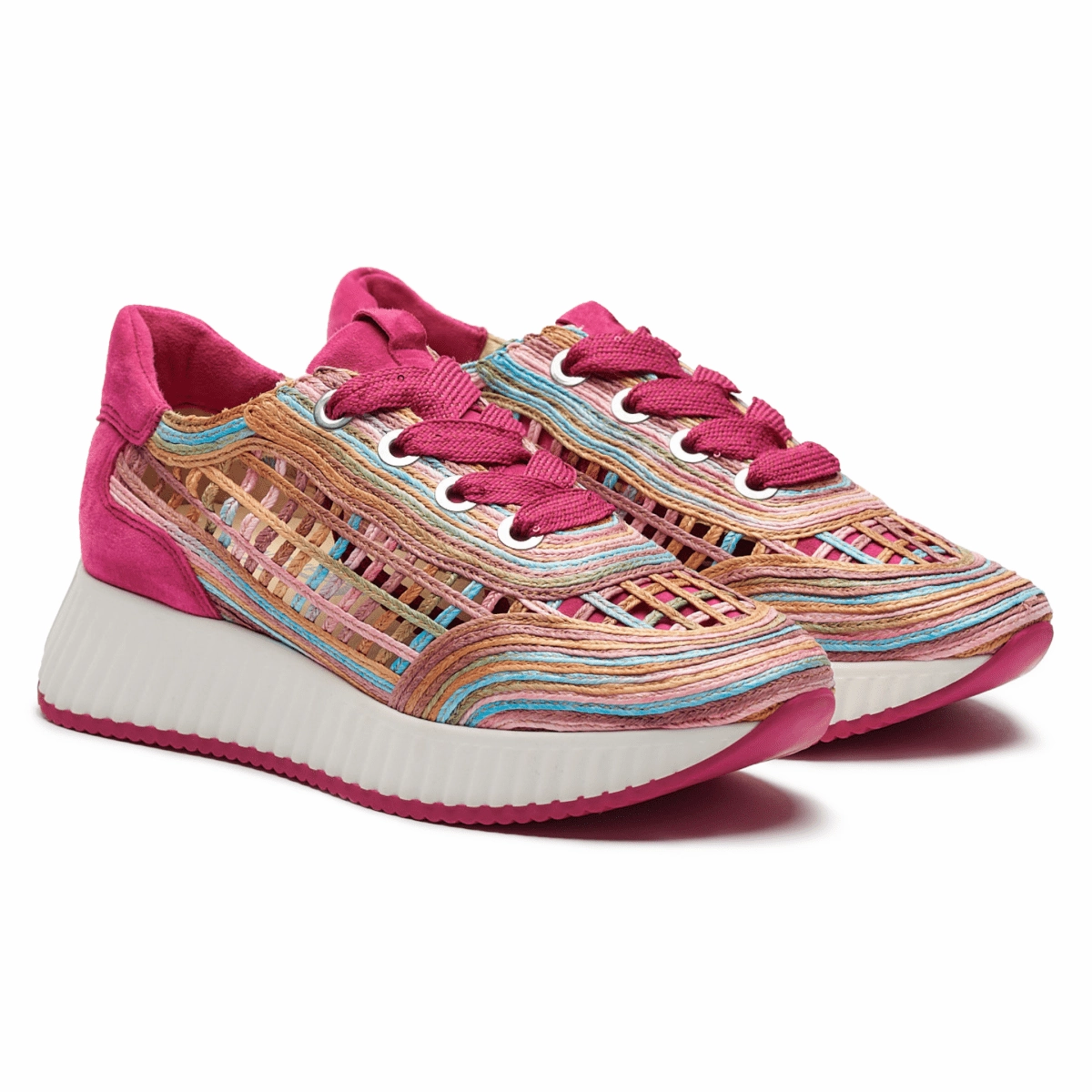 Softwaves Women's Ardi Fuchsia Zero Drop Design Tread Easy