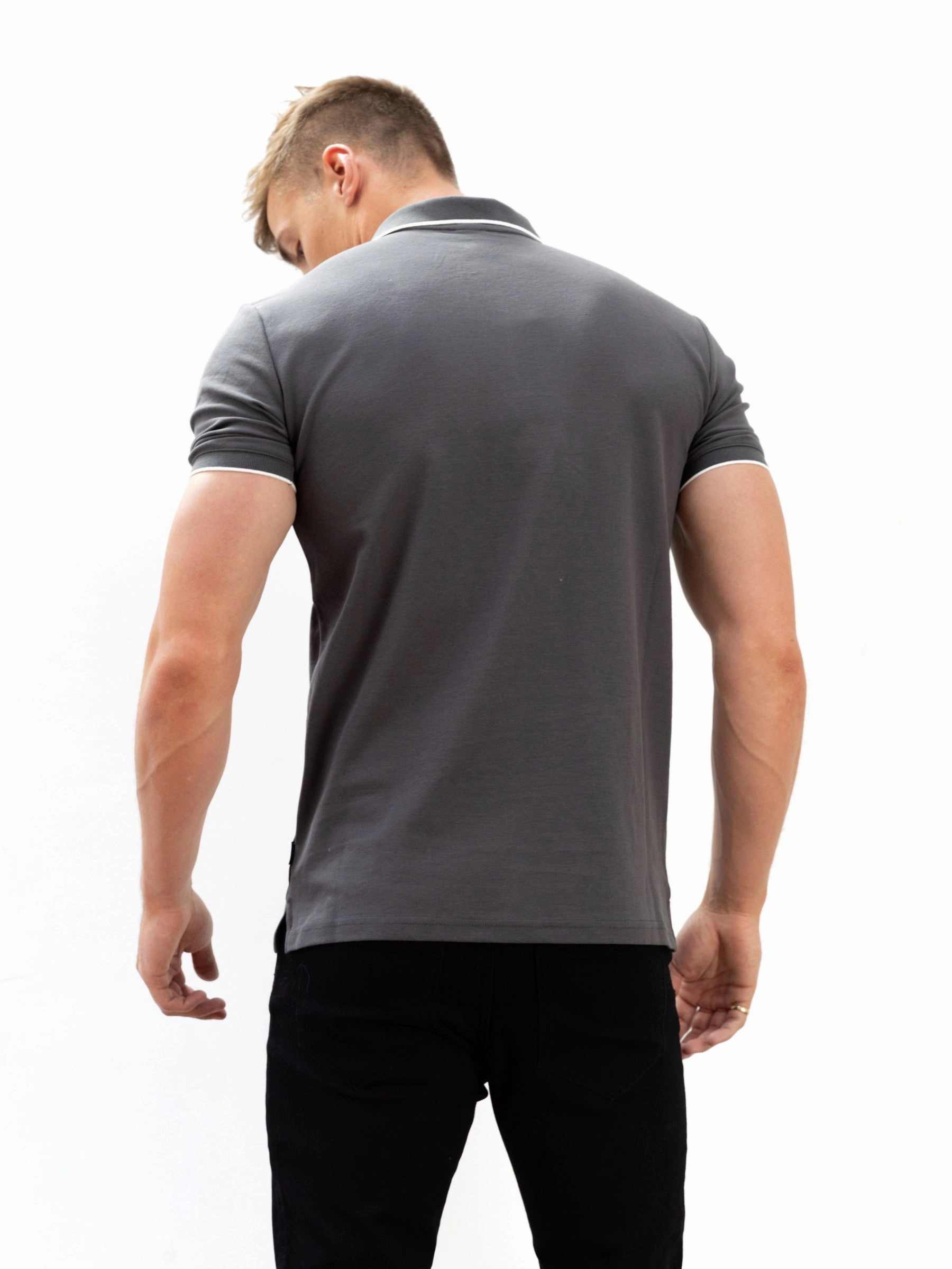 Sonoma Polo Shirt - Charcoal On-The-Go Style Statement Maker
