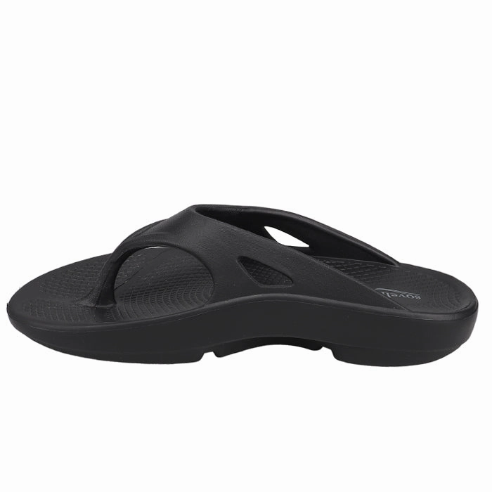 Sovella Women's PF Thong Black Impact protection Chic Vacation Flats