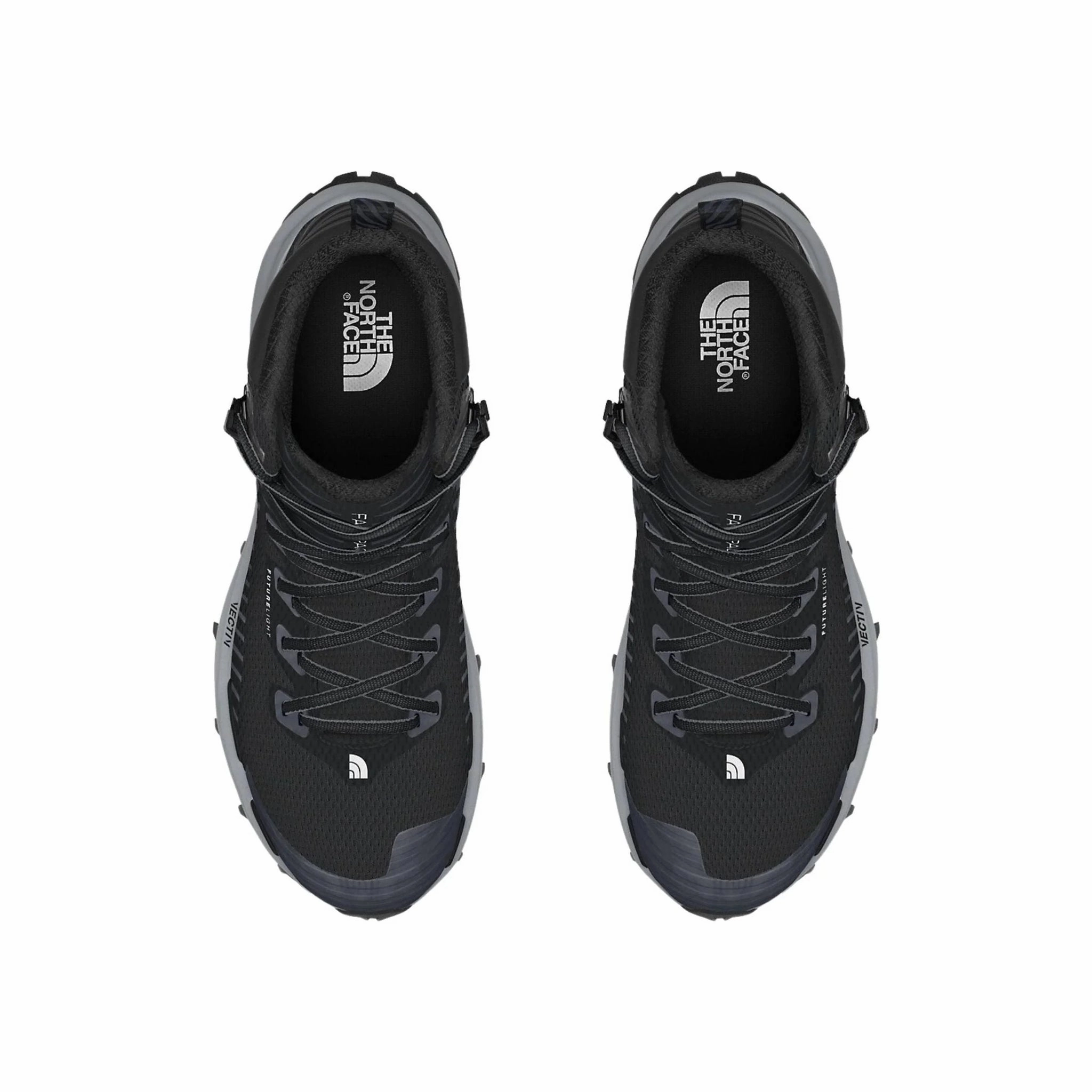 Hydraulic Impact Resistance The North Face Men's VECTIV Fastpack Mid FUTURELIGHT Boots - TNF Black/Vanadis Grey