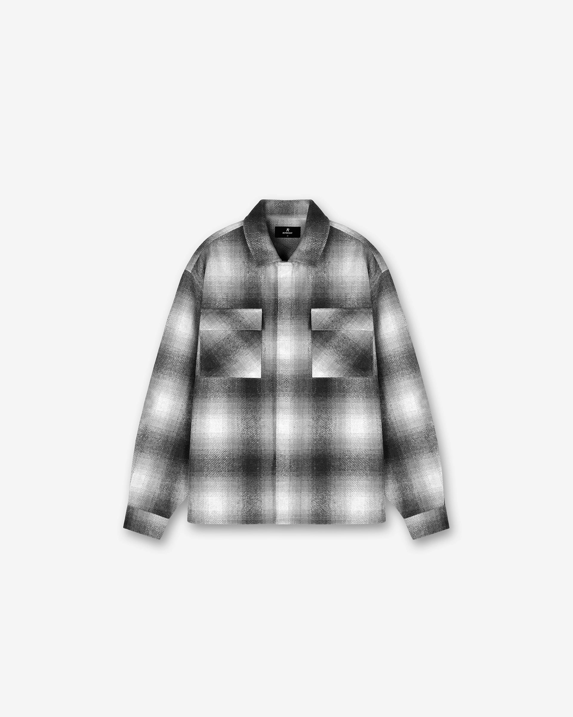 Spirits Of Summer Flannel Shirt - Black White Tall friendly Effortless Style
