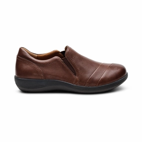 Work Jog Helena Arch Support Slip-On - Brown