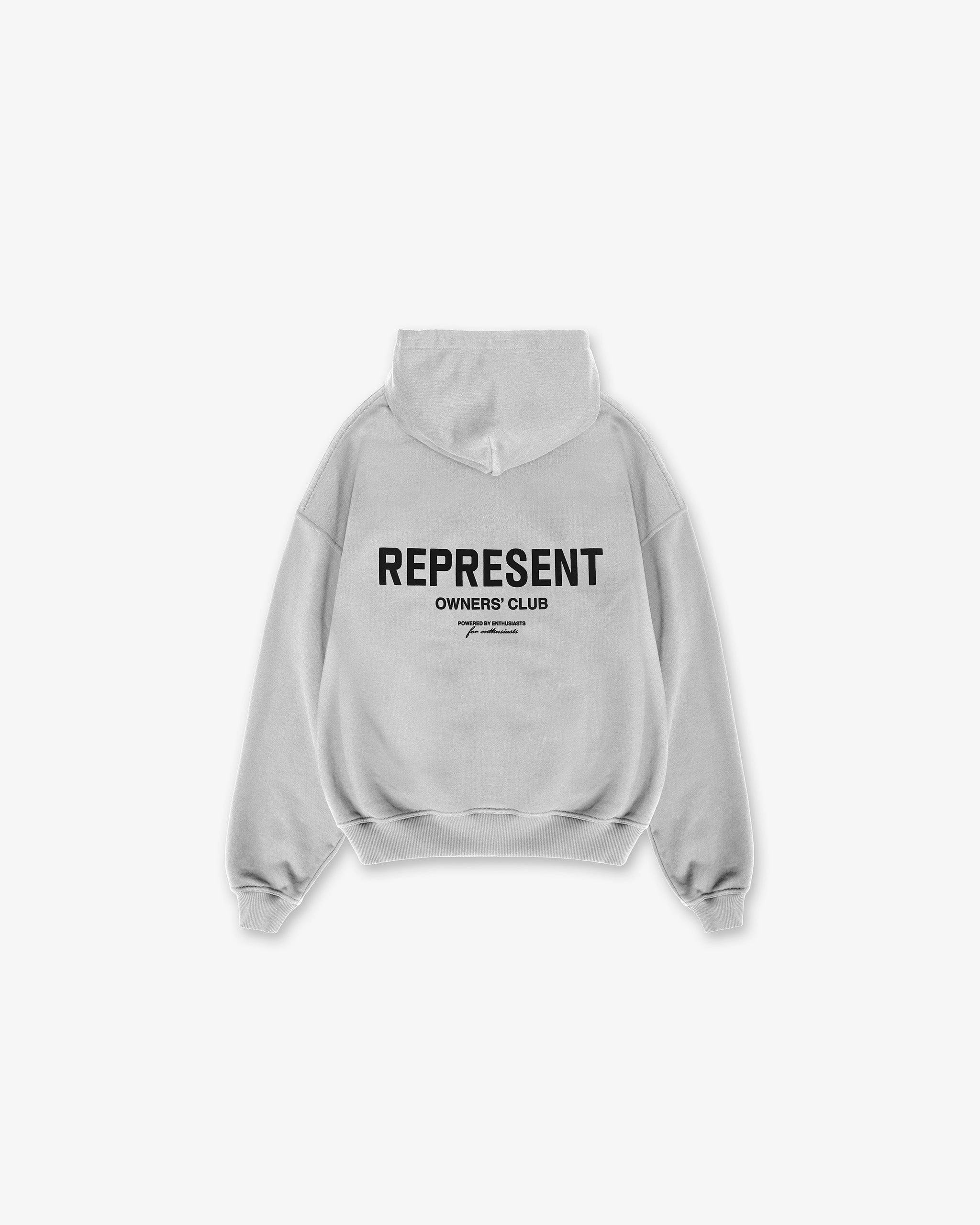Lifestyle Mode Represent Owners Club Zip Hoodie - Ash Grey