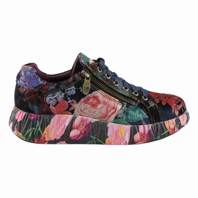 Spring Step Women's Dallyn Black Multi Ultra Lightweight Frame Ultra Comfort
