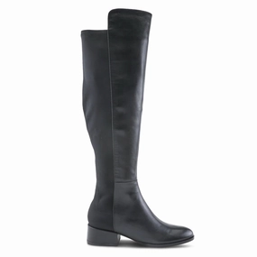 Spring Step Women's Rider Black Stretch Leather Tread Control Memory Foam Insert