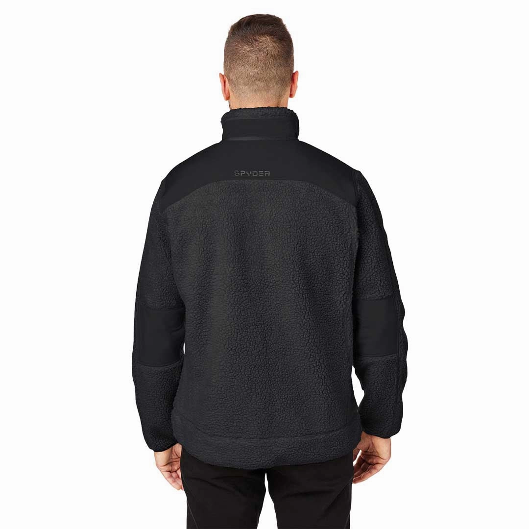 Spyder - Unisex Venture Sherpa Jacket (S17940 BK) Versatile Styling