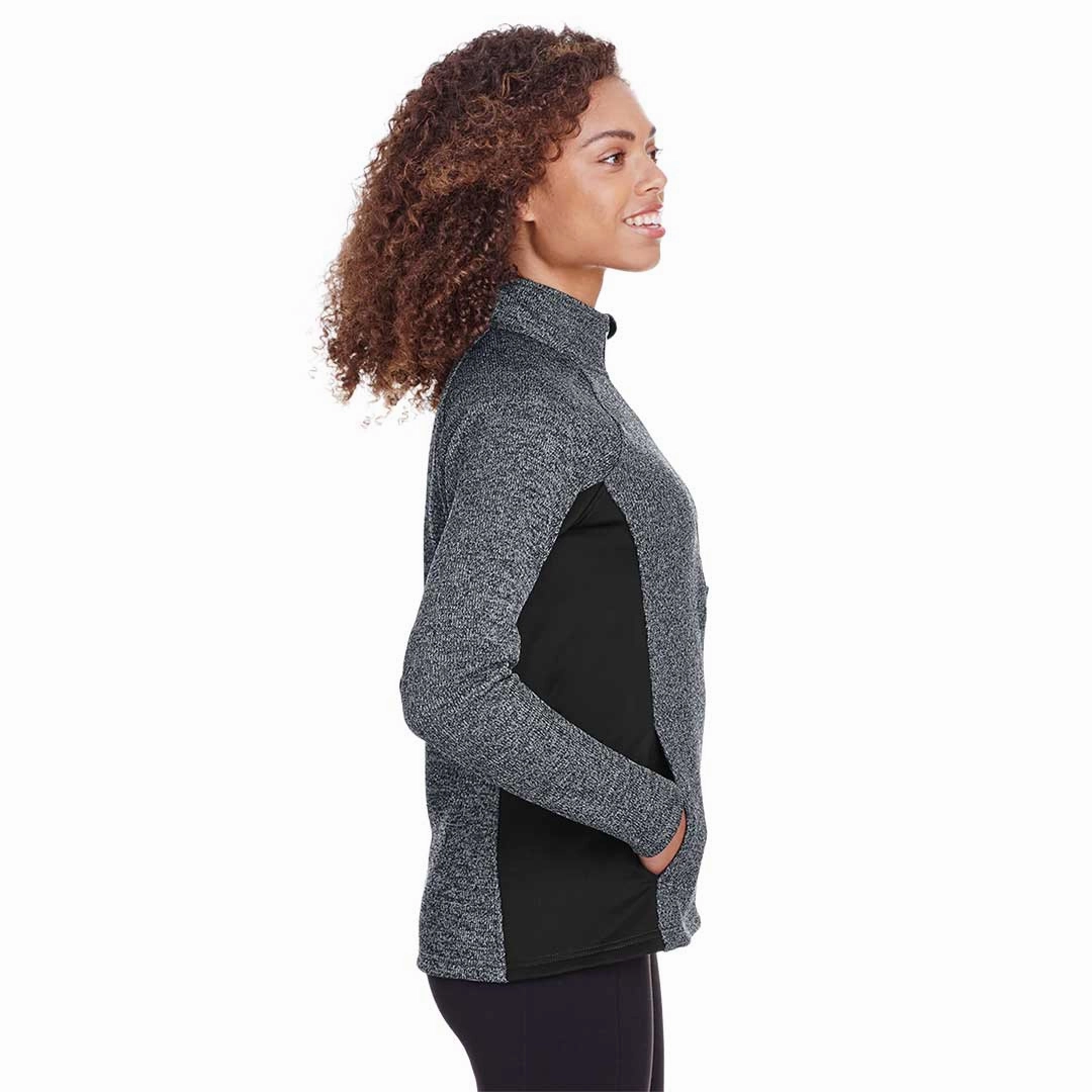 Non Restrictive Fit All Weather Performance Spyder - Women's Constant 1/2 Zip Pullover Sweater (S16562 BKH-BK)