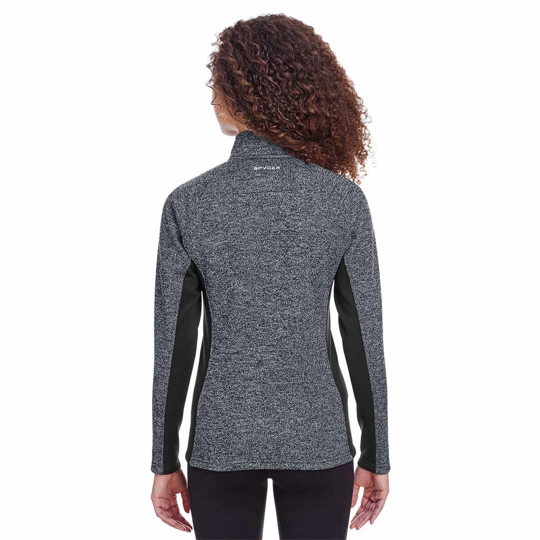 Comfort Focused Design Spyder - Women's Constant 1/2 Zip Pullover Sweater (S16562 BKH-BK)