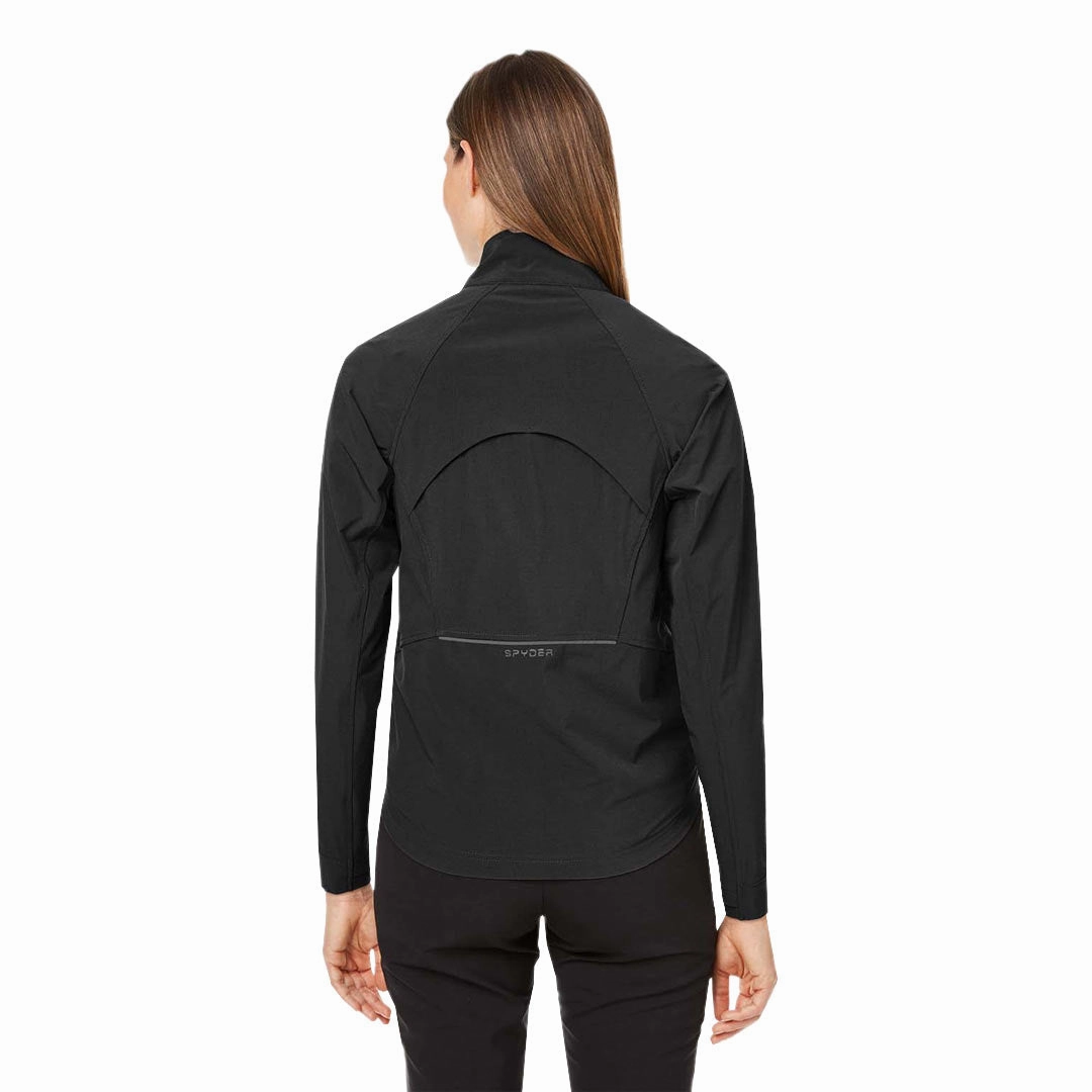 Smooth Flat Collar Spyder - Women's Glydelite Jacket (S17919 BK)