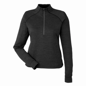 Spyder - Women's Mission 1/2 Zip Sweatshirt (S17998 BK) Knee Length Noise Free Movement