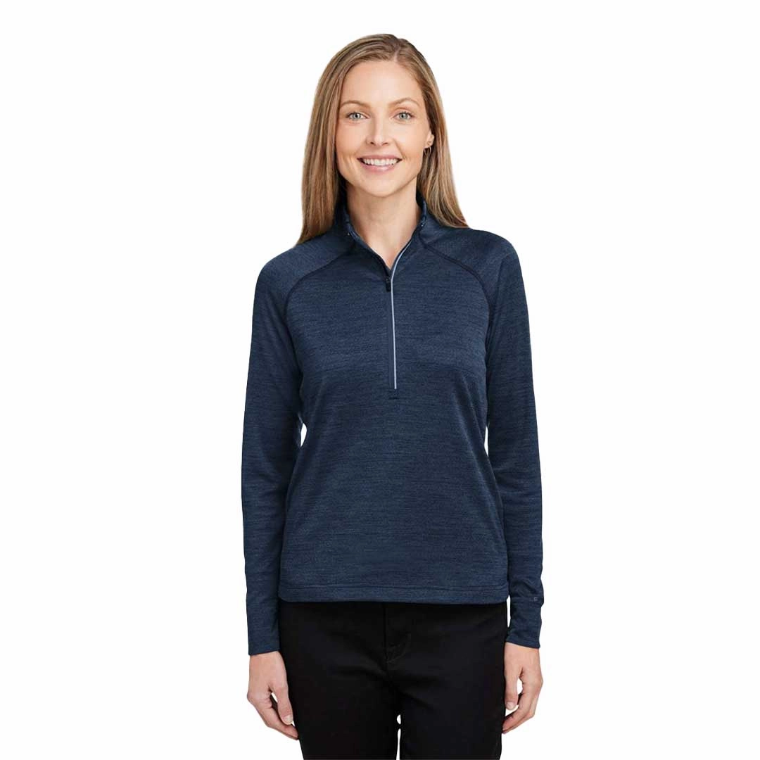 Spyder - Women's Mission 1/2 Zip Sweatshirt (S17998 FR) Layered Hem Design