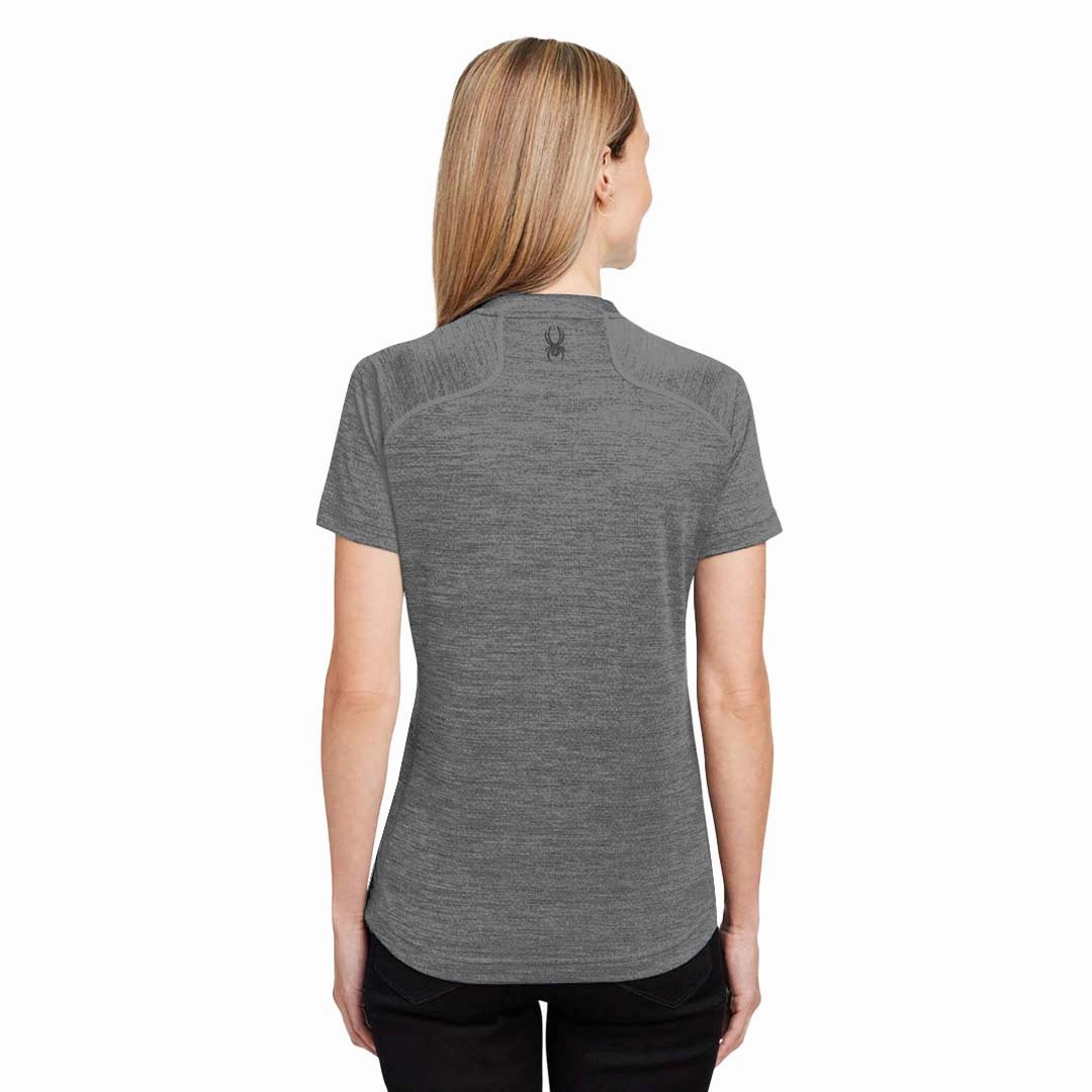 Spyder - Women's Mission Blade Collar Polo (S17980 PR) Cozy Fit Double Layer Protection