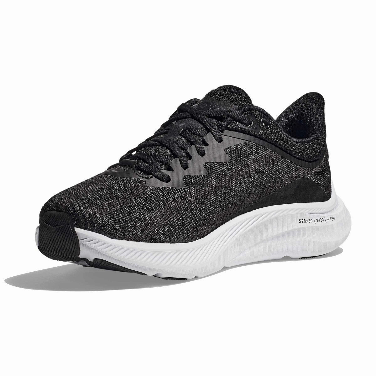 Hoka One One Women's Solimar Black/White simple design