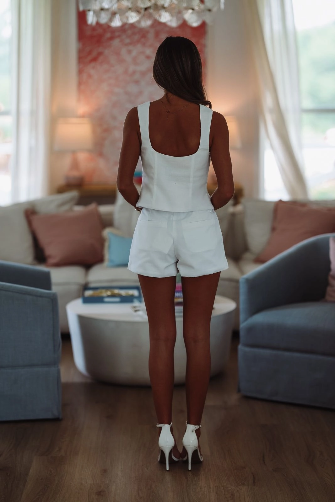 Carolina Crop Top - White AntiOdorTreatment