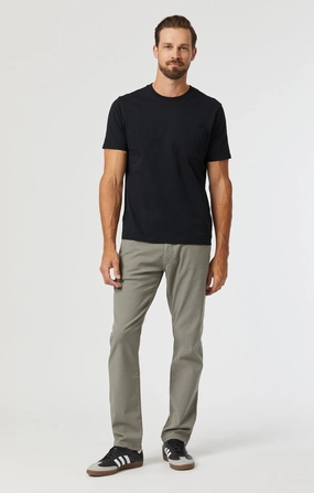 MARCUS SLIM STRAIGHT LEG IN PEWTER LUXE TWILL No Iron