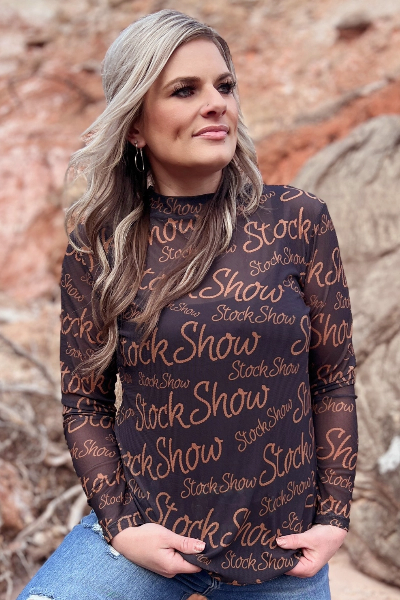 Stock Show Queen Mesh Top AntiPilling Surface Summer Wardrobe