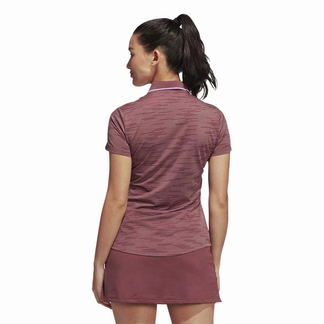 adidas - Women's Novelty Polo (HN5338) Travel Functional Wear Hooded Attachment