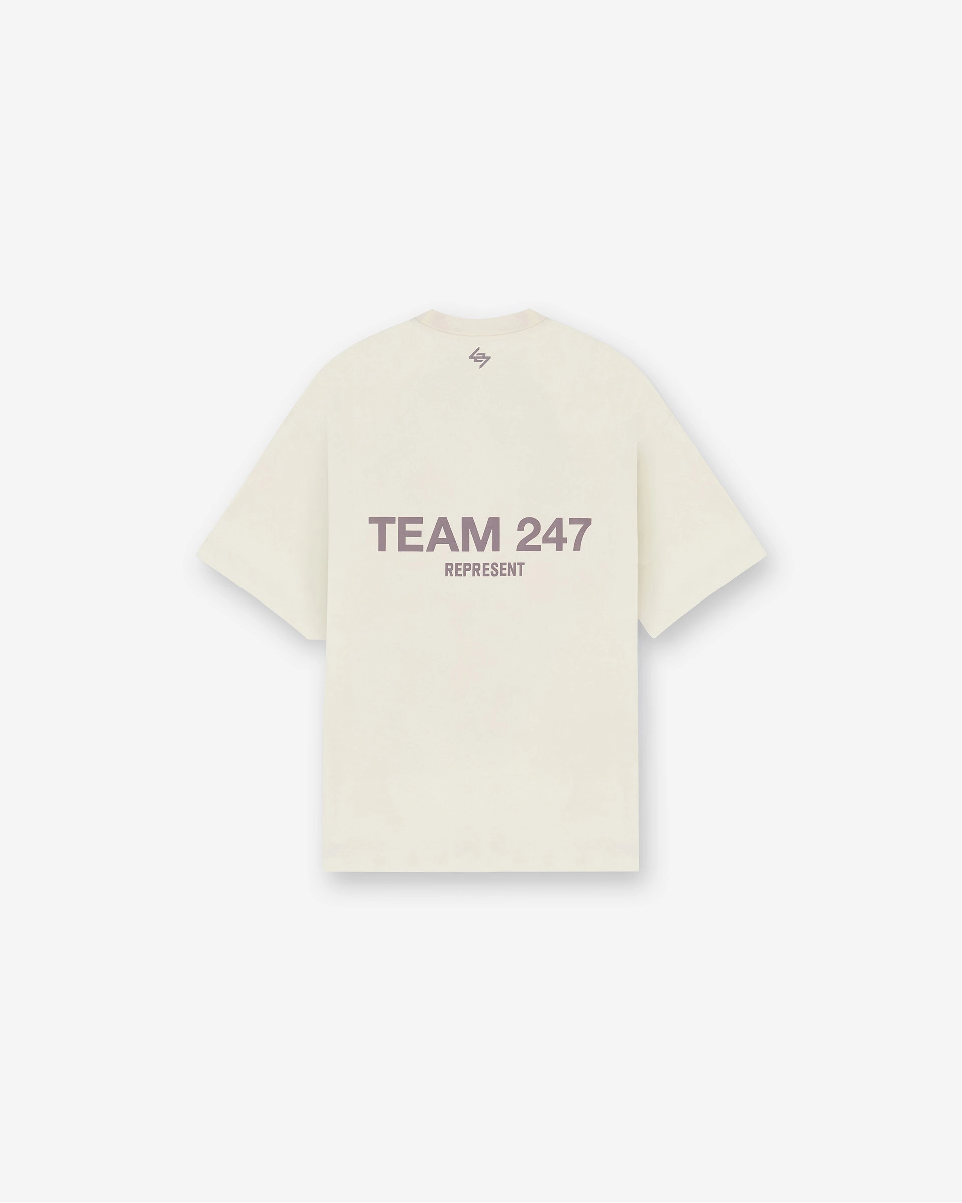 Team 247 Oversized T-Shirt - Cream Moisture Management SeamFreeShoulders