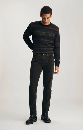 Slim Waist QuickDryTechnology MARCUS SLIM STRAIGHT LEG IN SEAWEED CORD