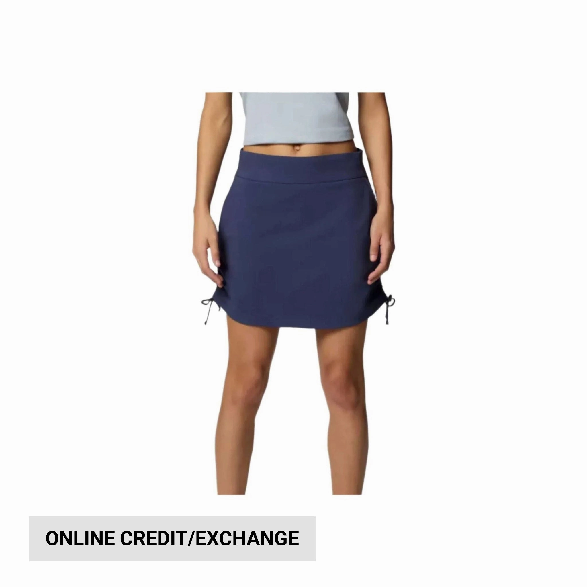 Minimal Touch Cashmere Touch Columbia Women's All Seasons Ruched Skort - Nocturnal