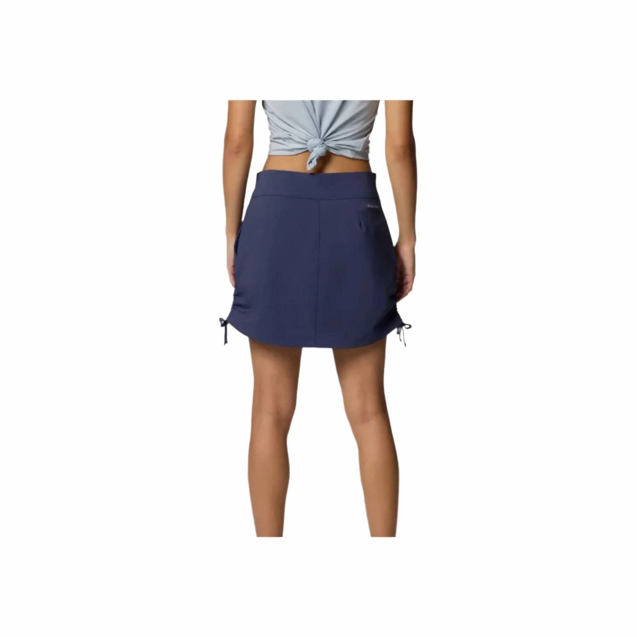 Columbia Women's All Seasons Ruched Skort - Nocturnal Texture Play Media Feature