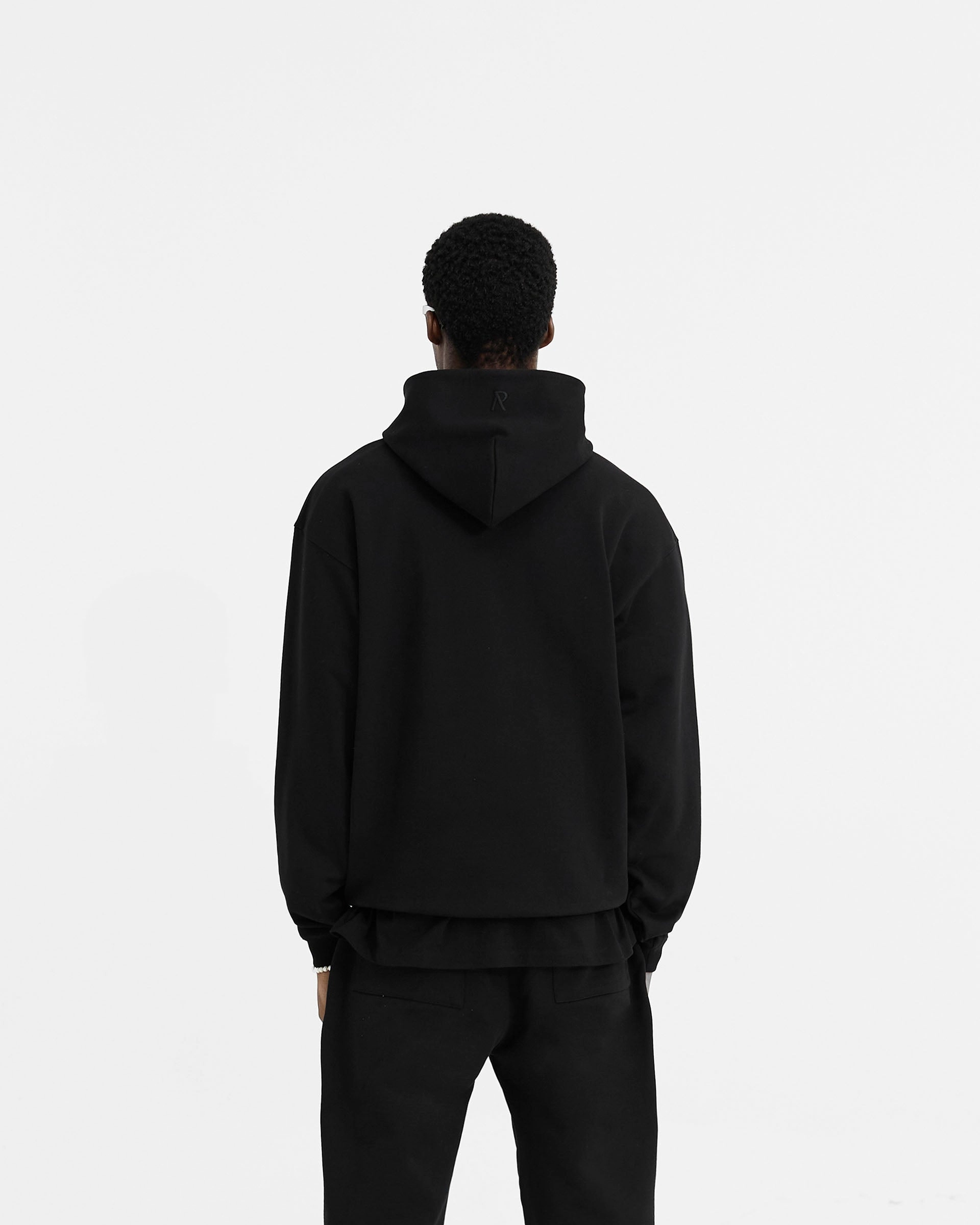 Initial Oversized Hoodie - Black All Purpose Wear