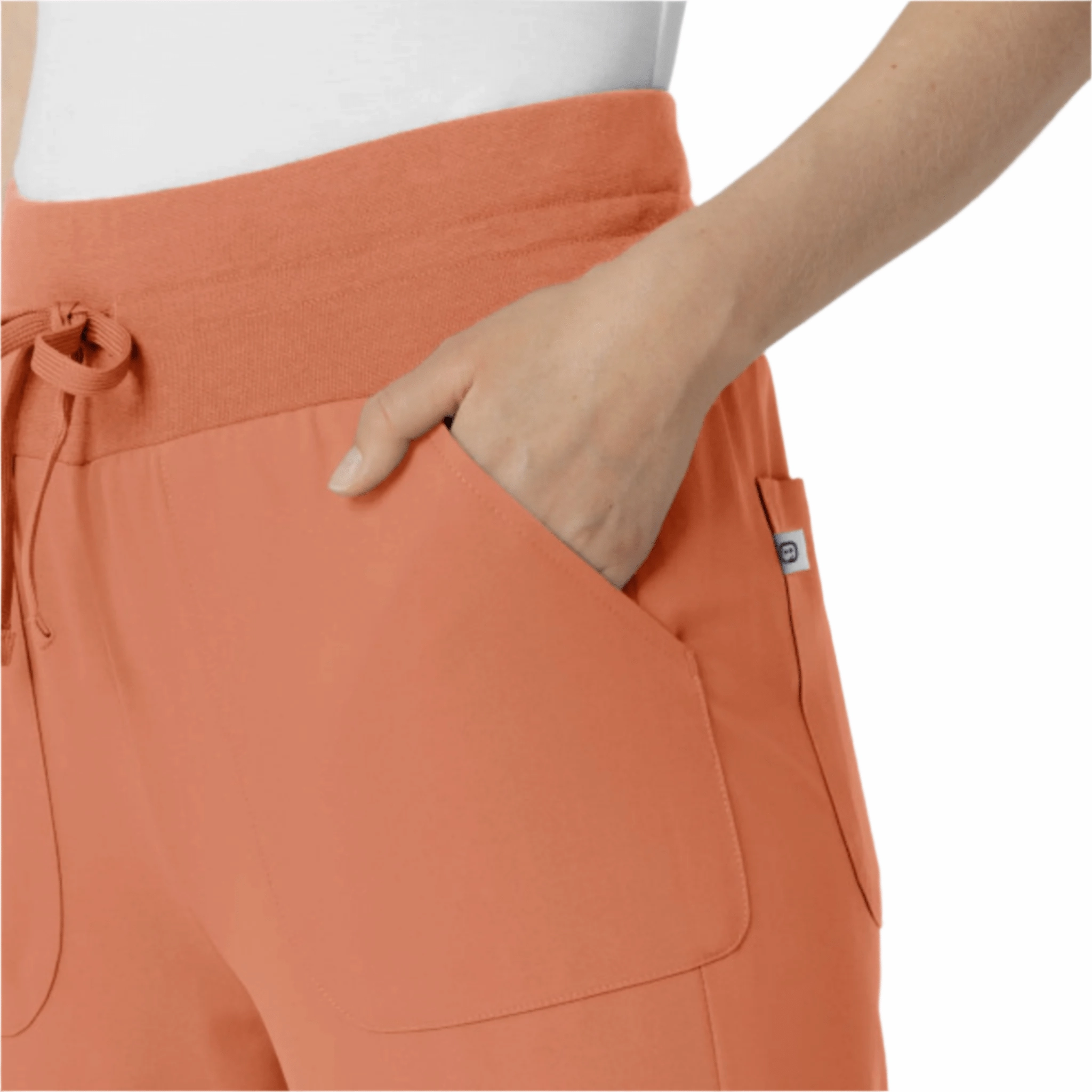 Wink Women's Thrive Stirrup Jogger Scrub Pant - Terra Cotta Flattering Design Wear