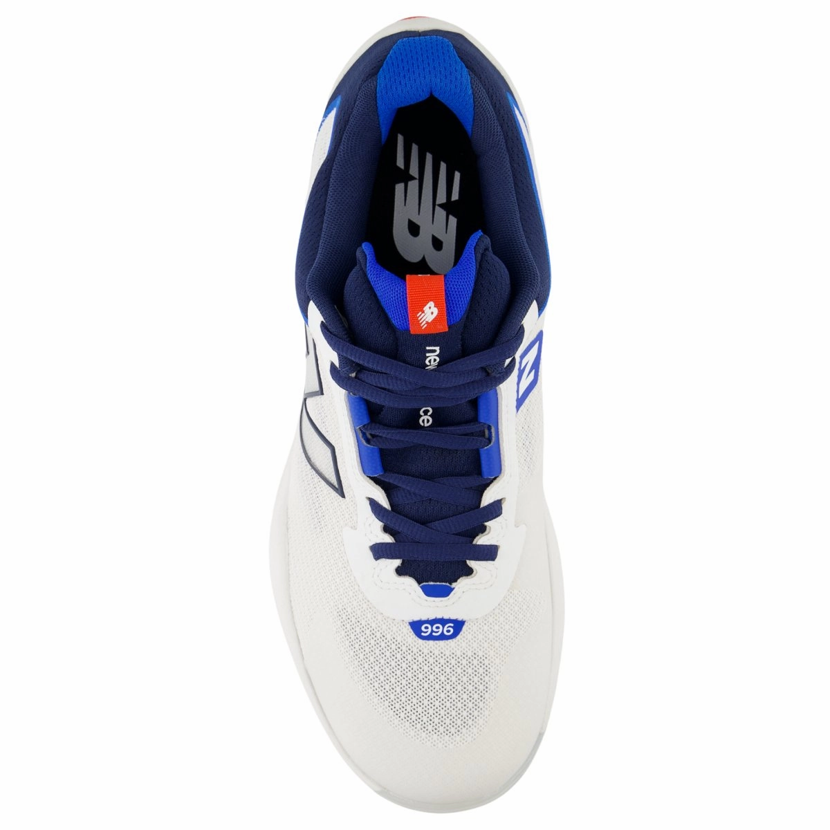 New Balance Women's FuelCell 996v6 Pickleball WCH996PI White/Navy Recovery Walk