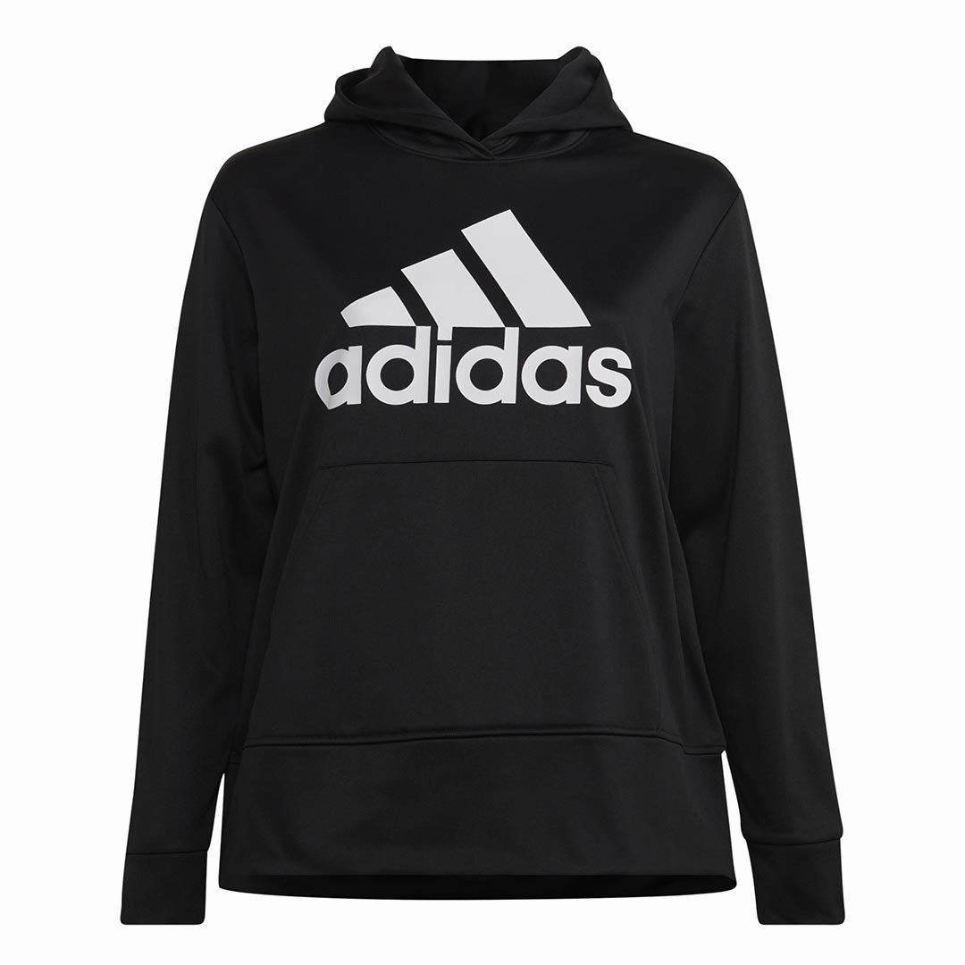 Cold Season adidas - Women's Badge Of Sport Logo Hoodie (Plus Size) (HI5705)