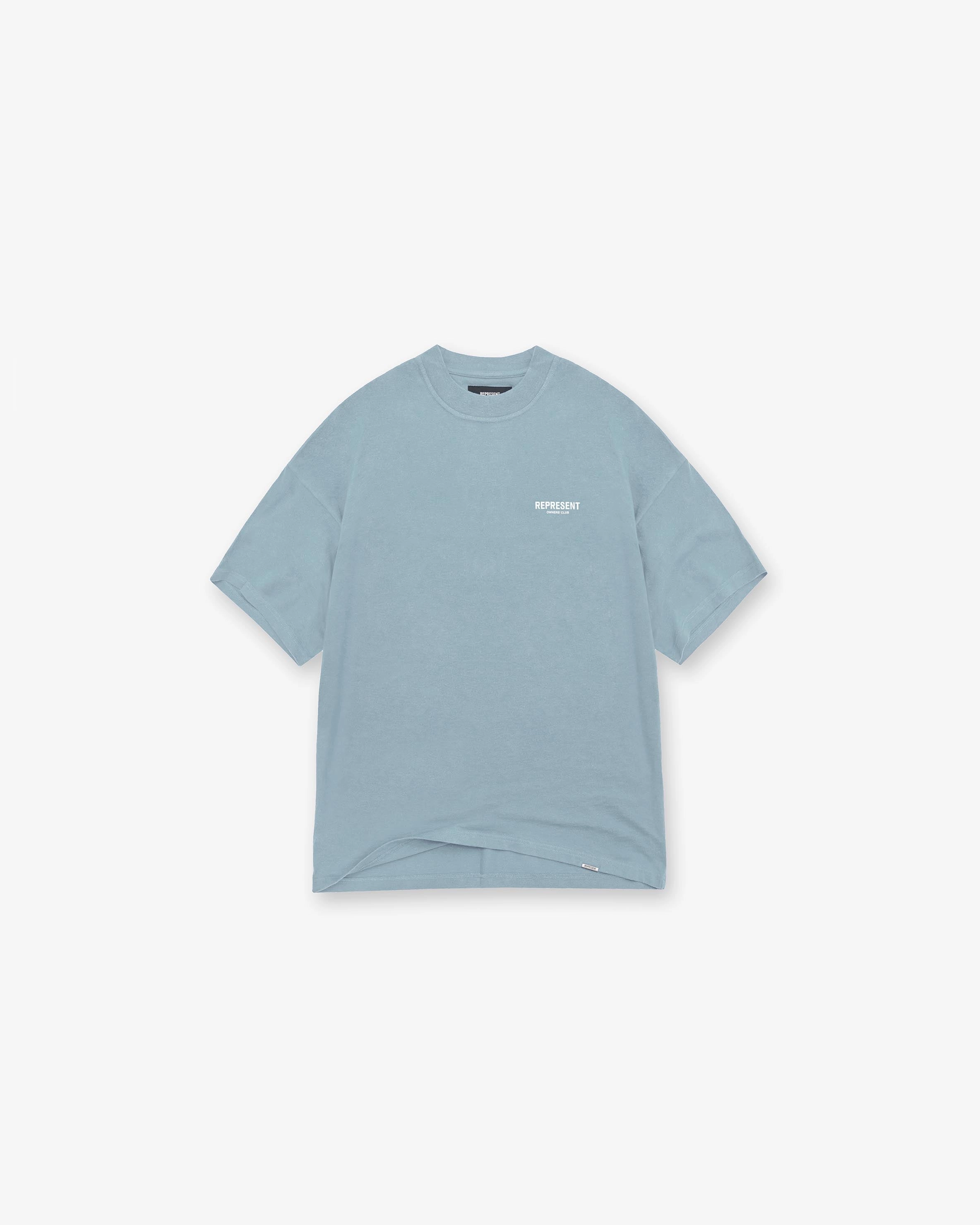 Represent Owners Club T-Shirt - Powder Blue Relaxed Design