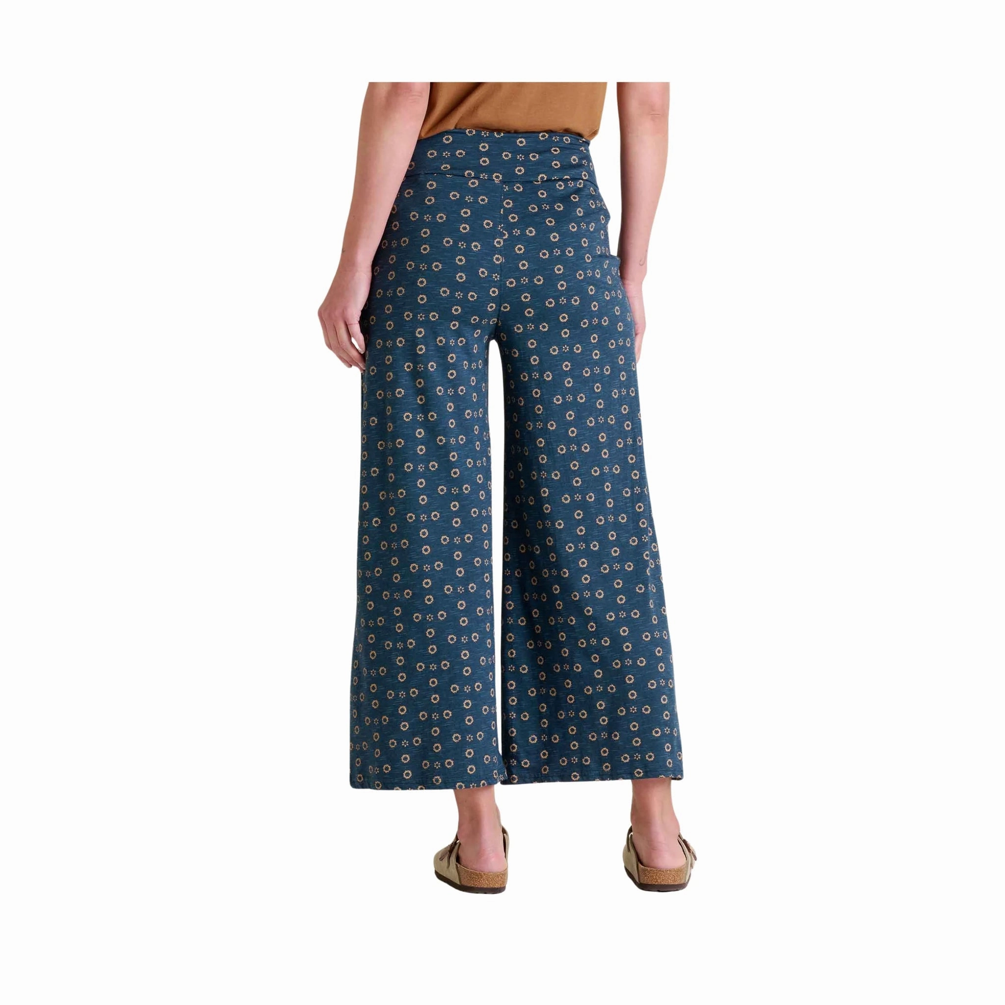 Toad & Co Women's Chaka Pull On Pant - Midnight Star Geo High Durability Stitching