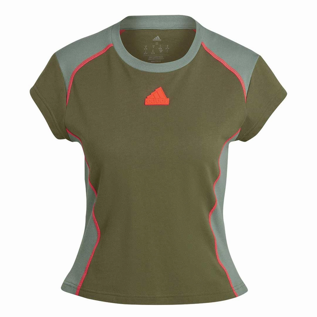 adidas - Women's Lift Your Mind Short Sleeve T-Shirt (IP3742) Quick Dry Technology MoistureWicking Technology