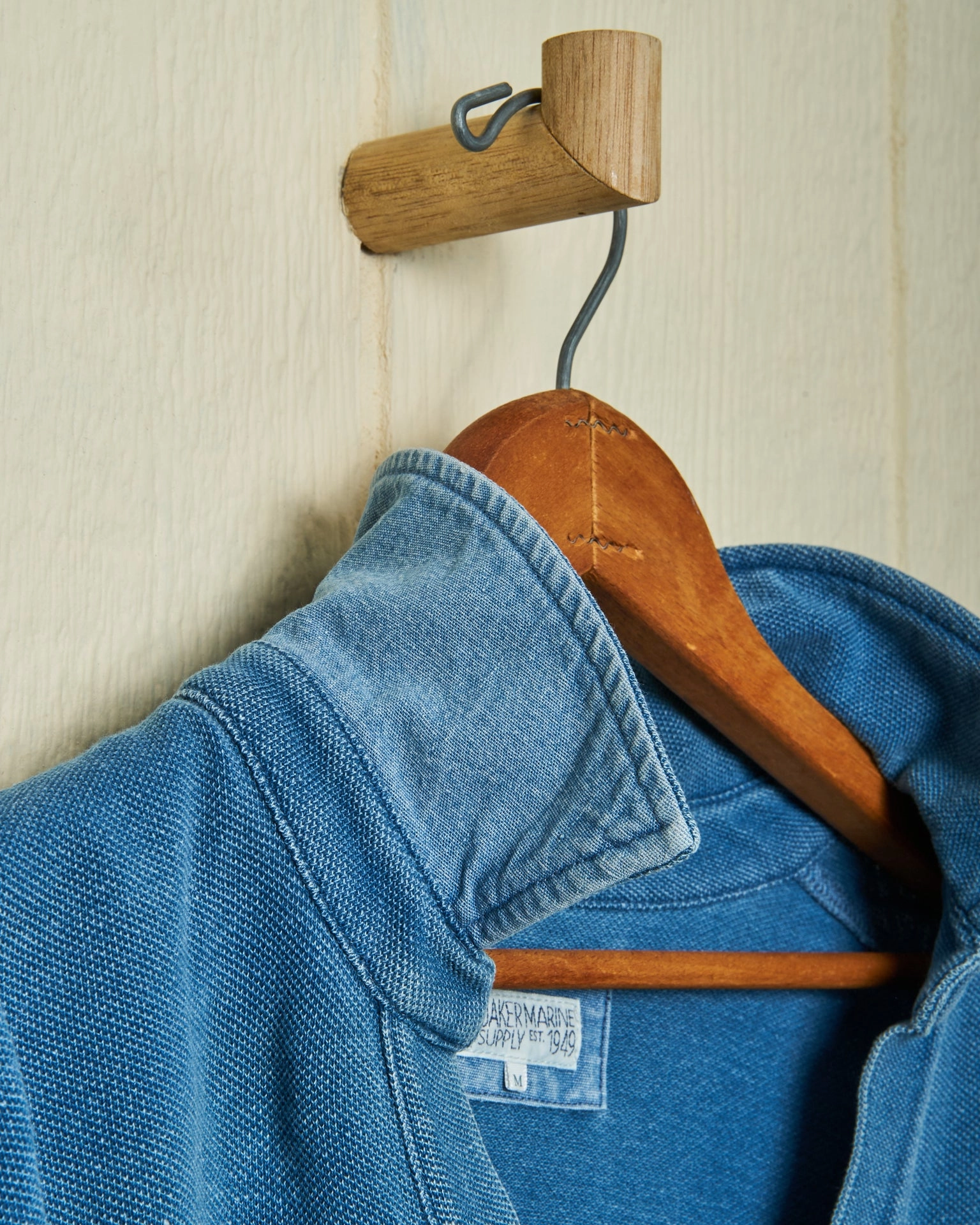 Indigo Inlet Pullover in Heavyweight Pique Seamless Design QuickDryTech