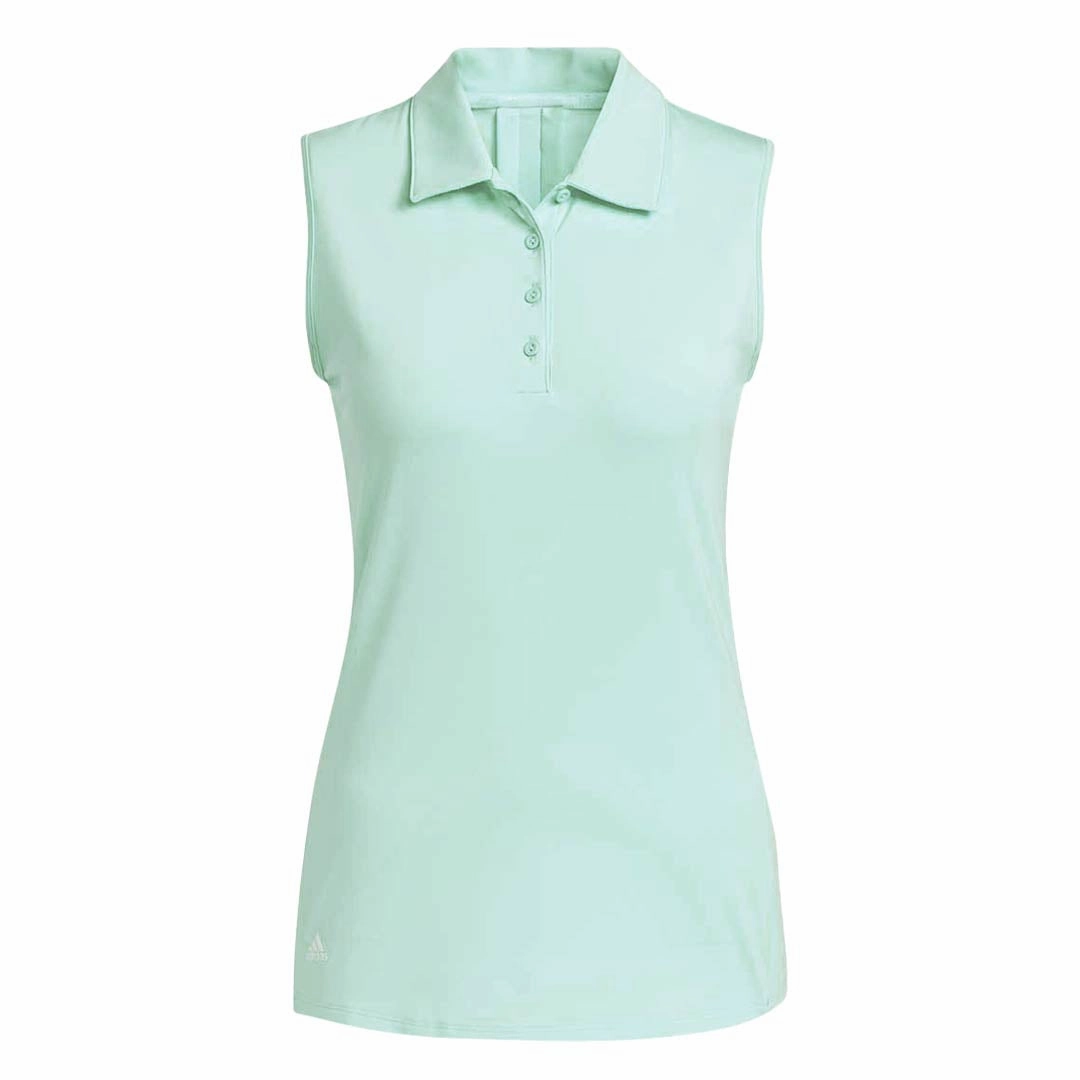 adidas - Women's Ultimate365 Solid Sleeveless Polo (IA3507) RecycledPolyester