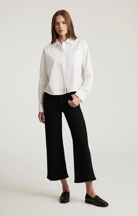 Music Event Smooth Casual Daily Go-To PALOMA WIDE LEG IN BLACK FLEX BLUE