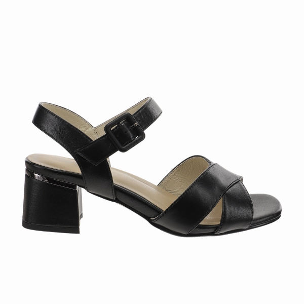 On-the-Go Fit Closed Toe Design Sovella Women's Celine Sandal Black