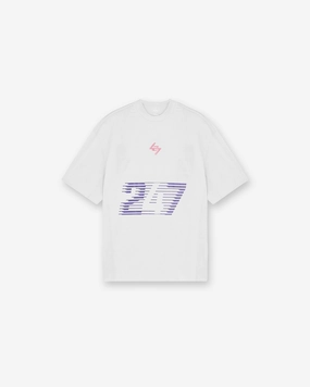 Casual Elegance BreathableFabric 247 Race Marathon T-Shirt - White