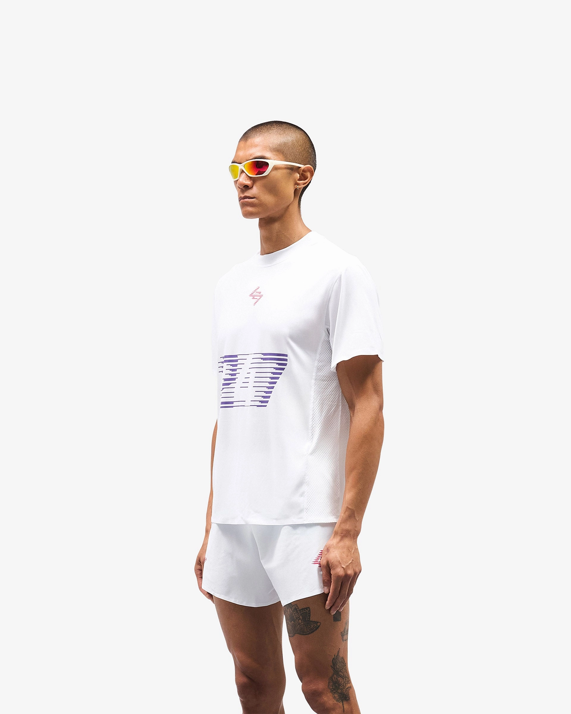 247 Race Marathon T-Shirt - White Active Layering
