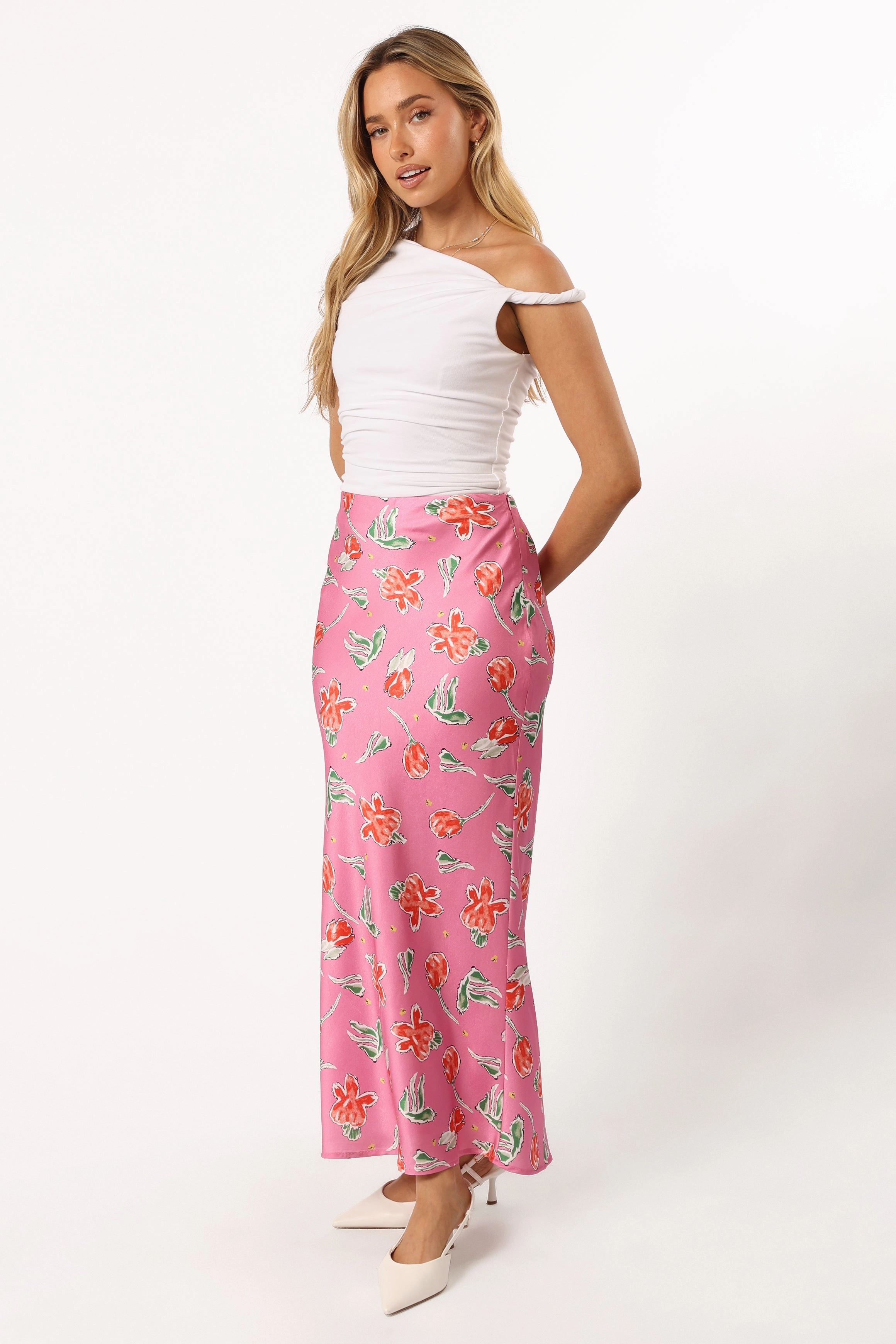 Outfit Mix Custom made Azara Midi Skirt - Pink