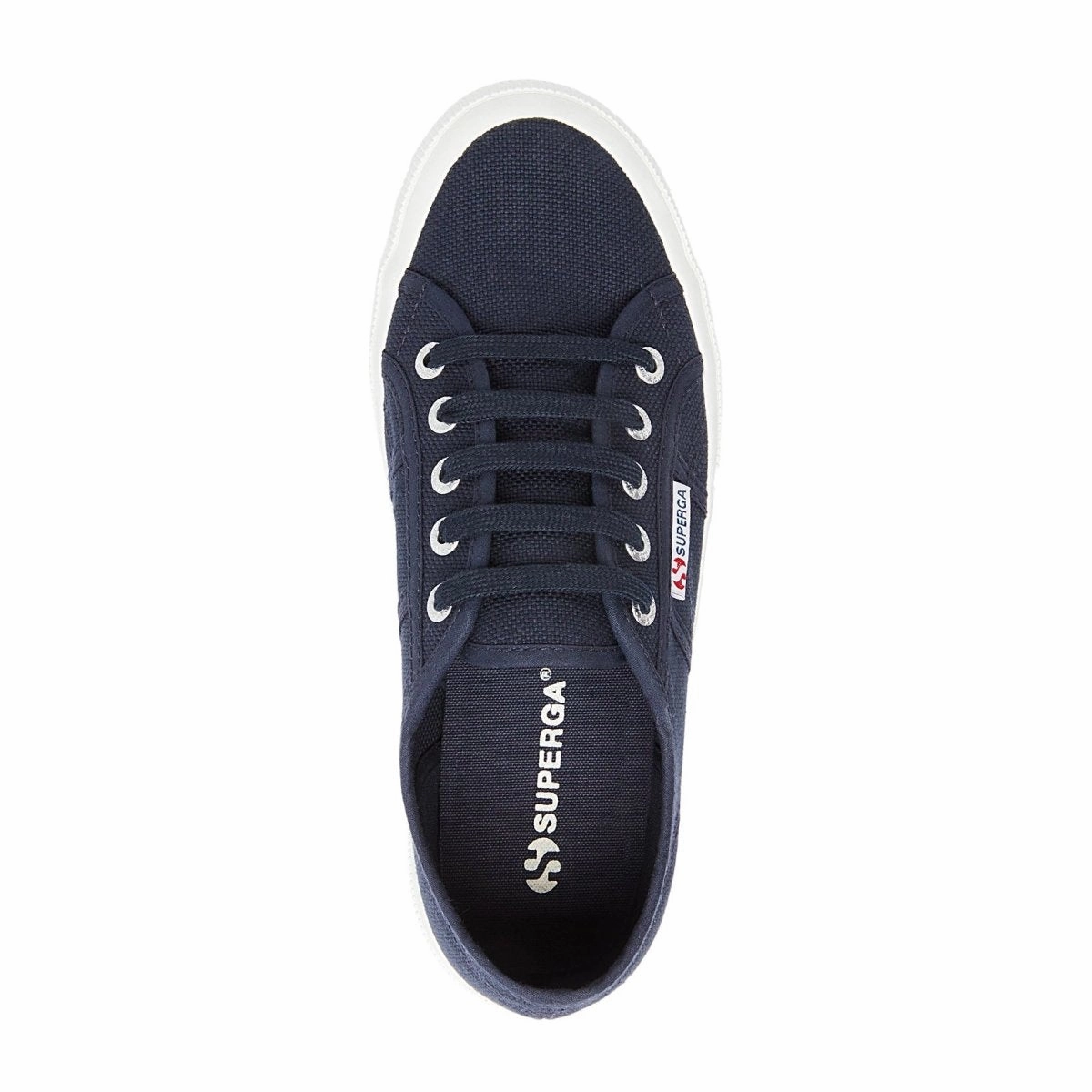 Superga Women's 2750 Classic Navy Canvas Grip Enhancing Outsole