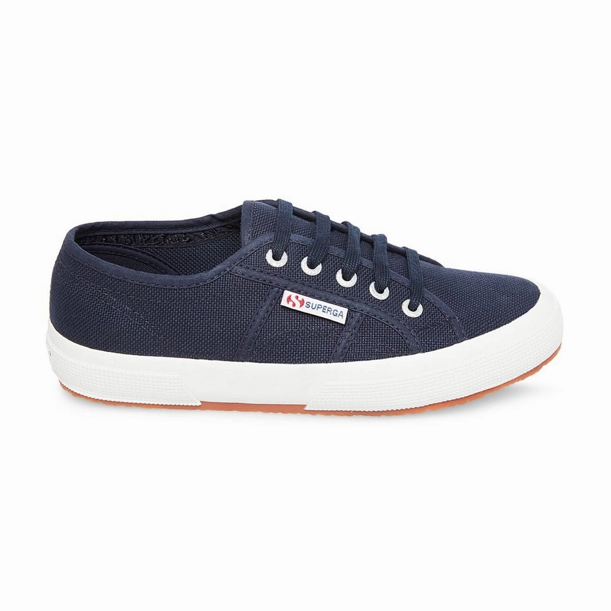 Lateral Support Frame Superga Women's 2750 Classic Navy Canvas