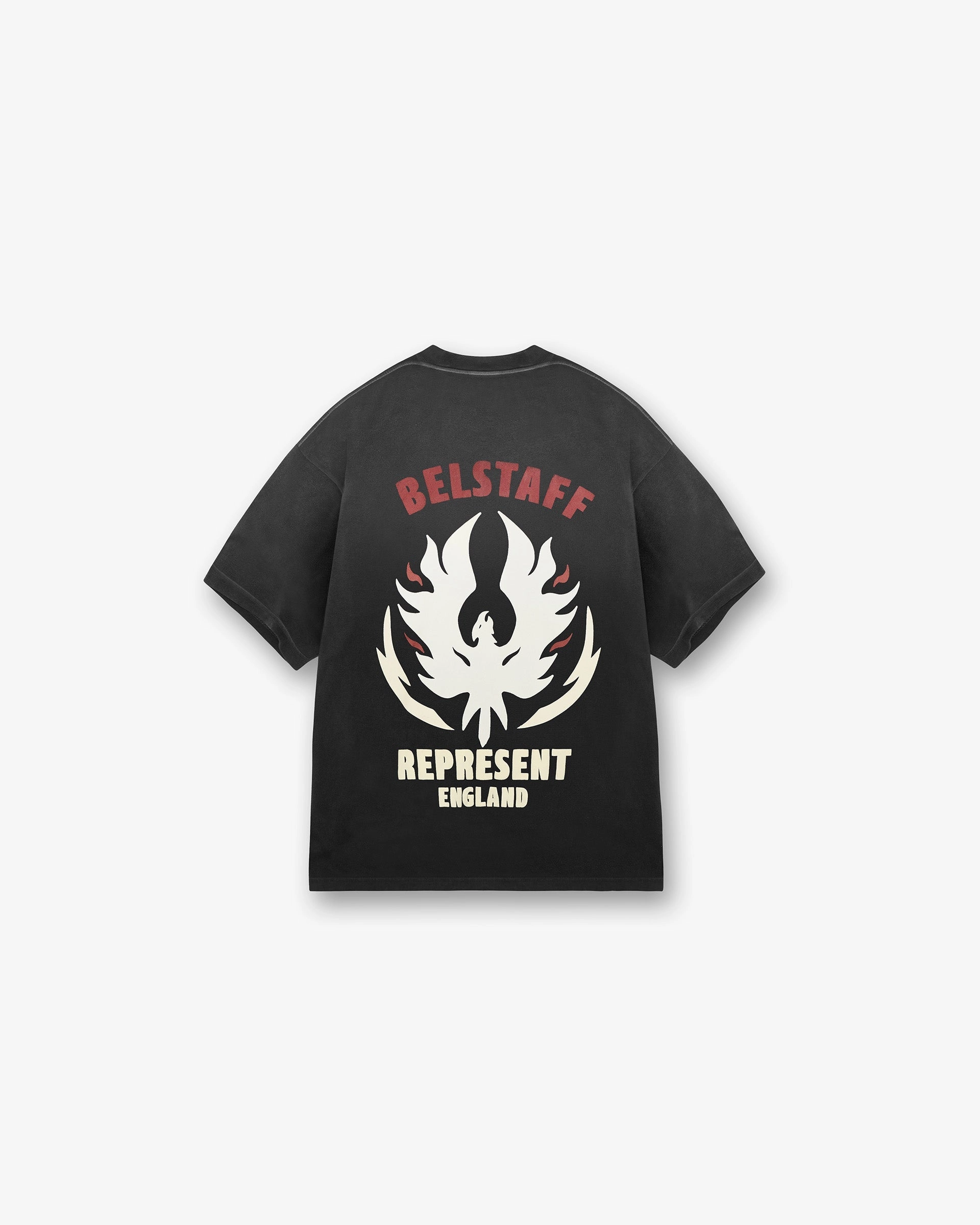 Represent X Belstaff Flame Phoenix T-Shirt - Shadow Performance Fit Wear