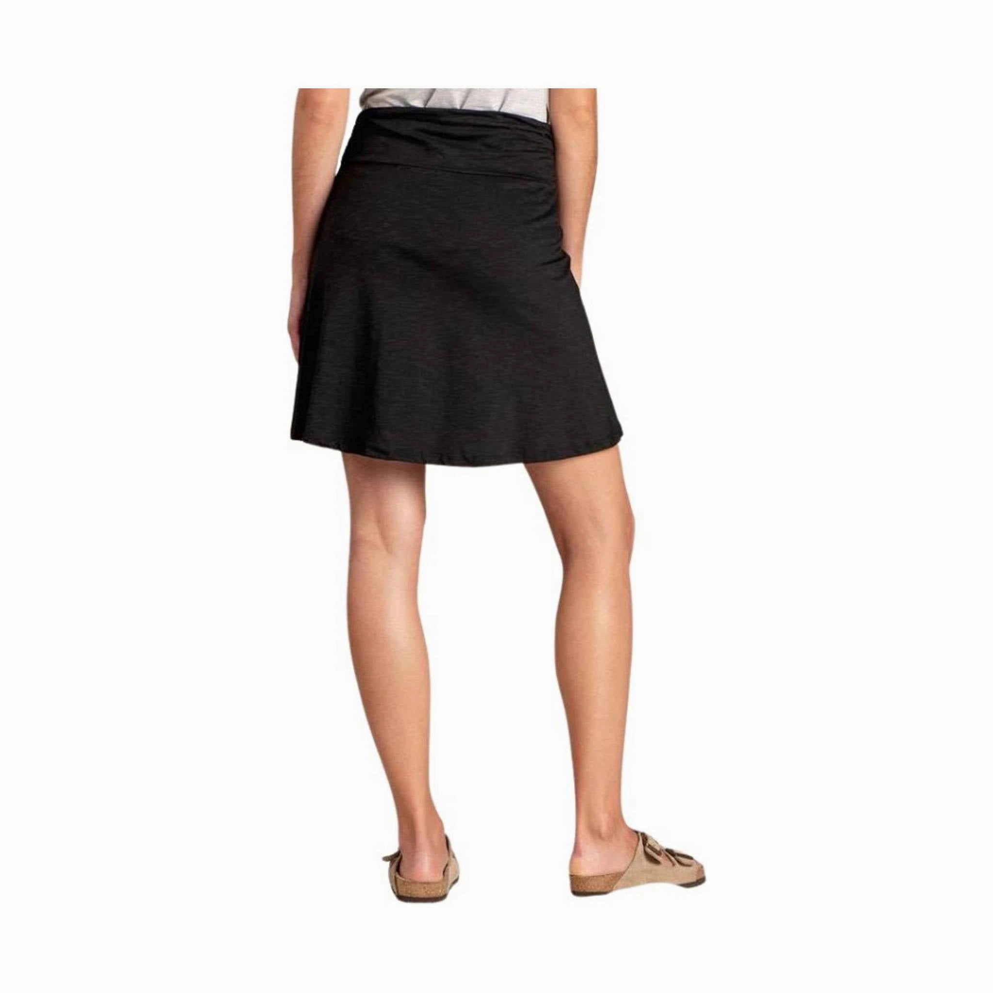 Toad & Co Women's Chaka Skirt - Black Feminine Charm City Tones