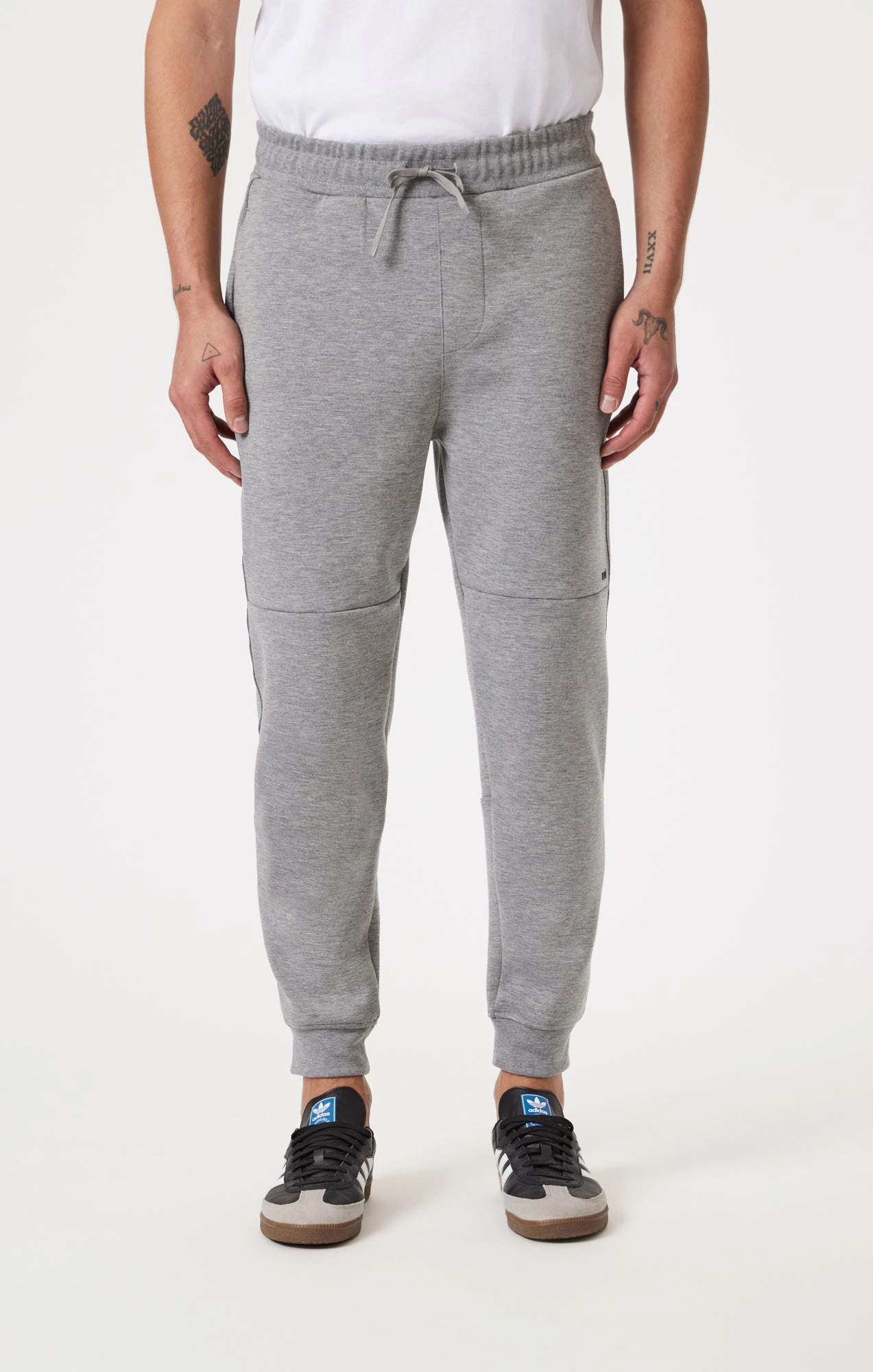 SWEATPANTS IN GREY MELANGE Water Repellent Coating