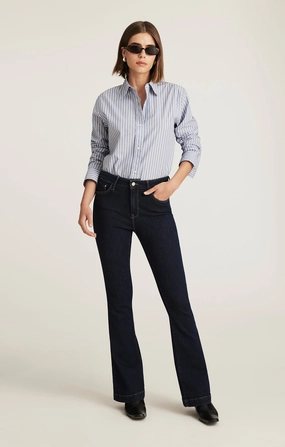 Anti Snag Thread Technology Smart Casual SYDNEY FLARE IN DARK BLUE