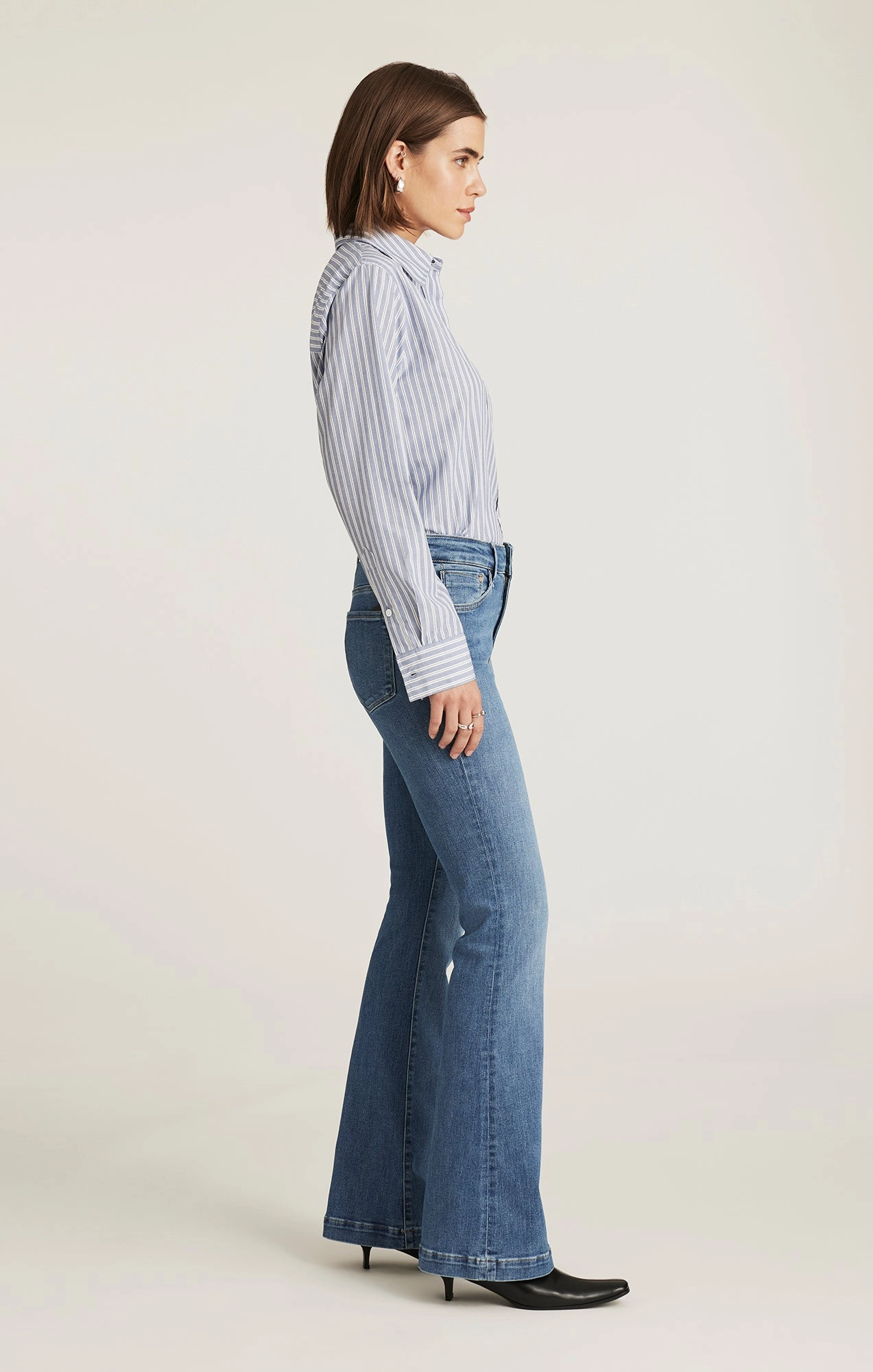 Trend Neutral Versatile Relaxed Style SYDNEY FLARE IN MID VINTAGE GOLD PREMIUM